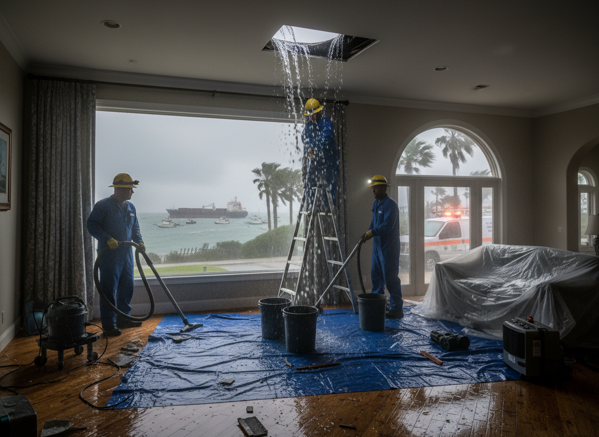 Handling Water Damage From Roof Leaks During Harbor City Storms