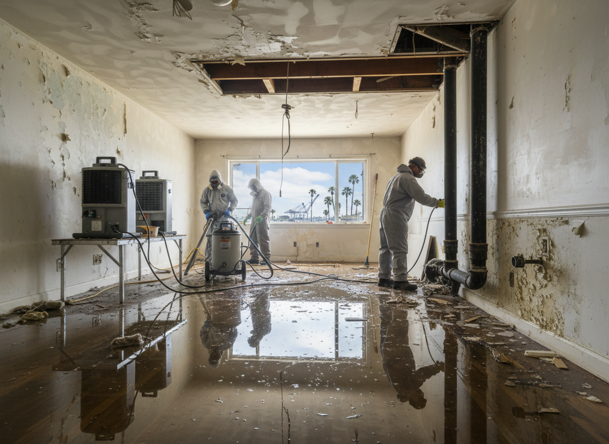 What Affects Water Damage Restoration Costs in Harbor City