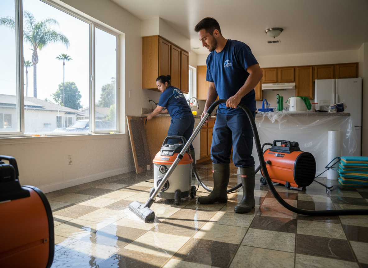 Water Damage Restoration  work by Water Damage Restoration Harbor City in Harbor City, CA