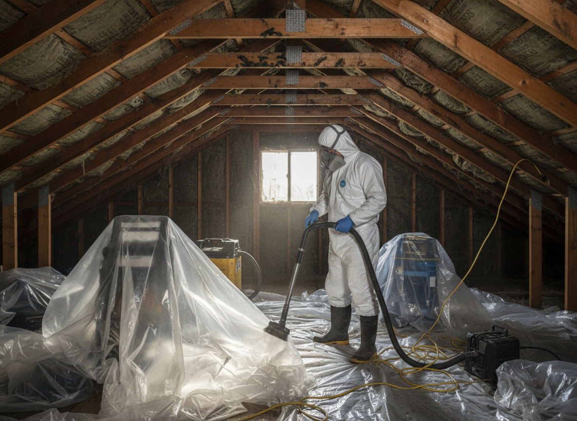 Attic Mold Remediation in Harbor City, CA
