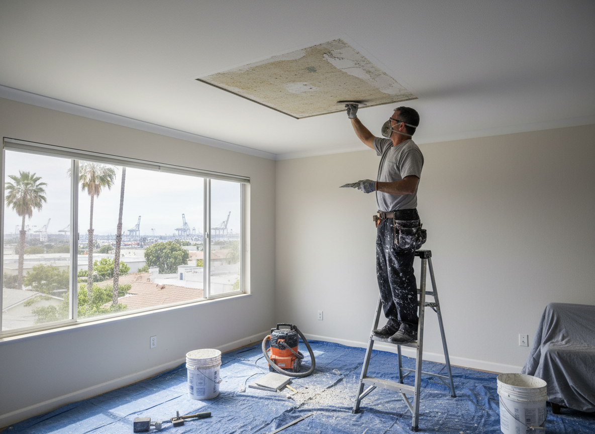 Ceiling Water Damage Repair in Harbor City, CA