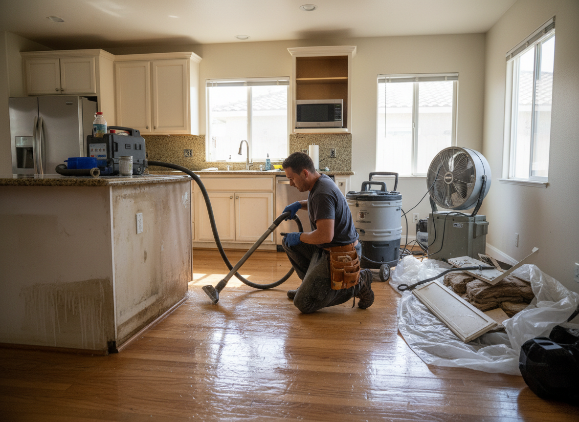 Kitchen Water Damage Repair in Harbor City, CA